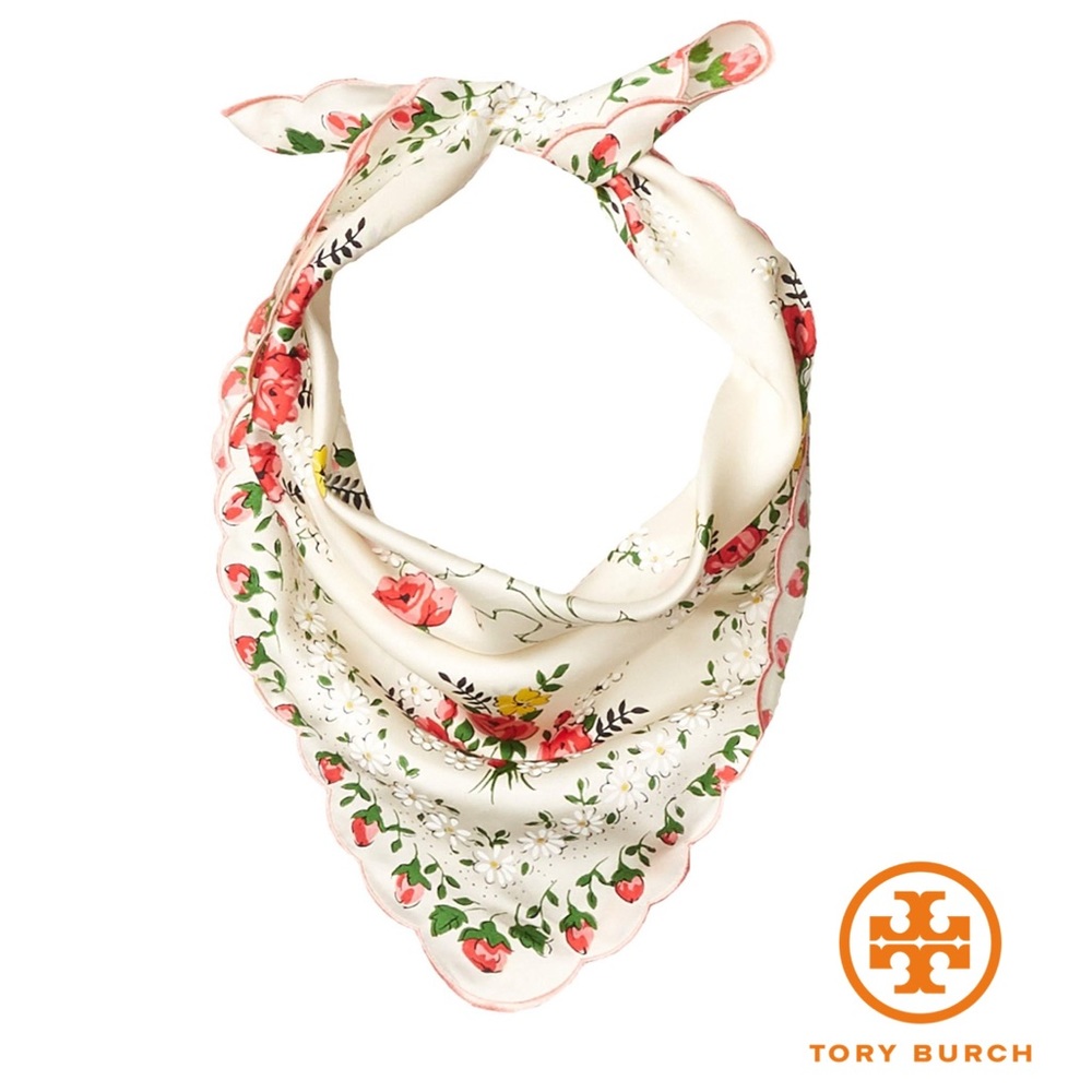 Tory Burch silk neckerchief